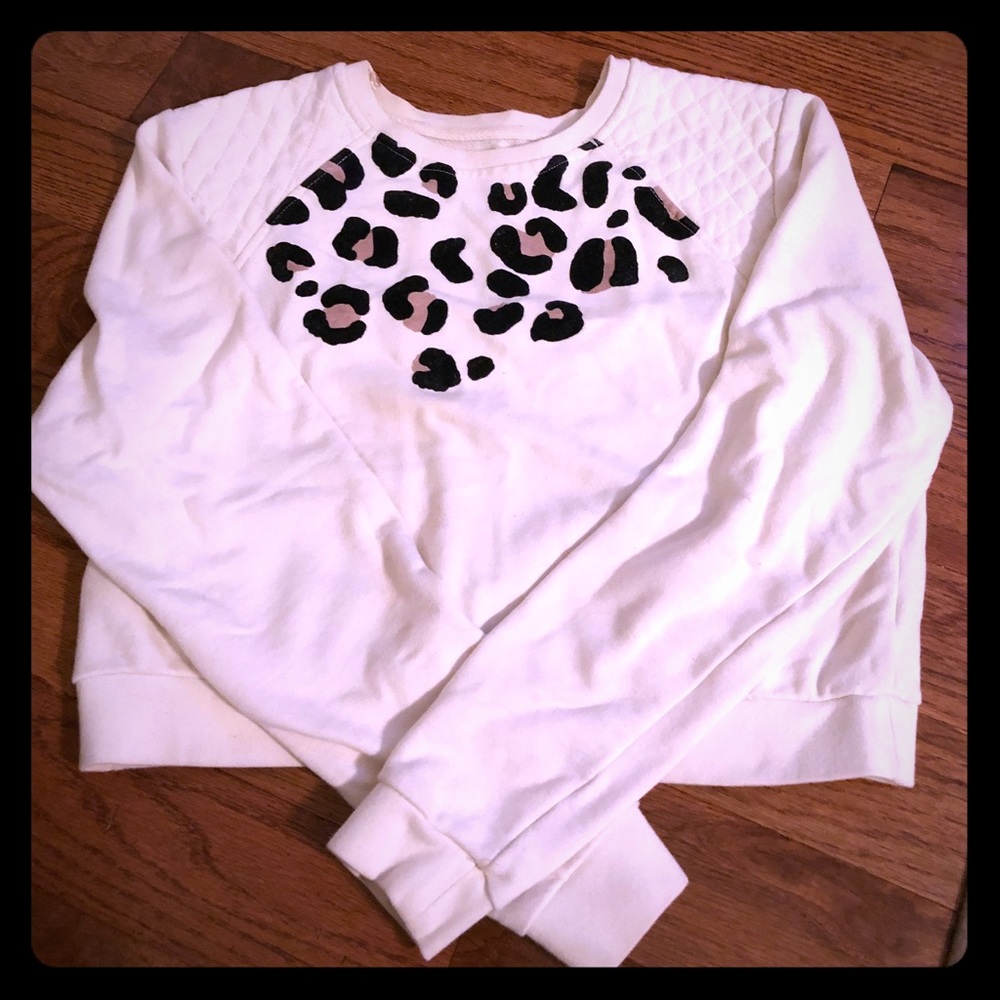 FINAL💯La hearts cheetah print sweater